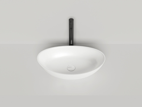 Раковина из искусственного камня S-Sense Salini NOEMI 1101103G 60х30 накладная цвет белый без отверстий под смеситель - фото 3